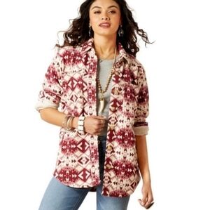 NWT Ariat Fillmore Southwest Shacket Shirt Jacket